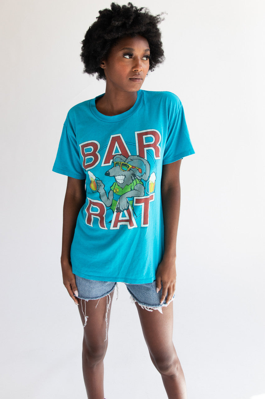 Vintage Bar Rat Single Stitch T-Shirt (1990s)