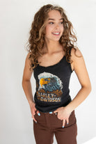Vintage Fontana Harley Davidson Lace Tank (1980s)
