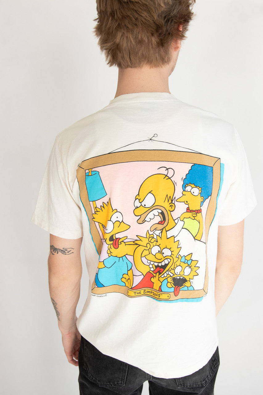 Vintage The Simpsons Portrait Say Cheese T-Shirt (1989)