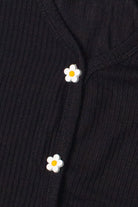 Daisy Button Ribbed Tee