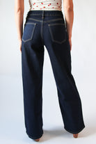 Dark Wash Wide Leg Jeans