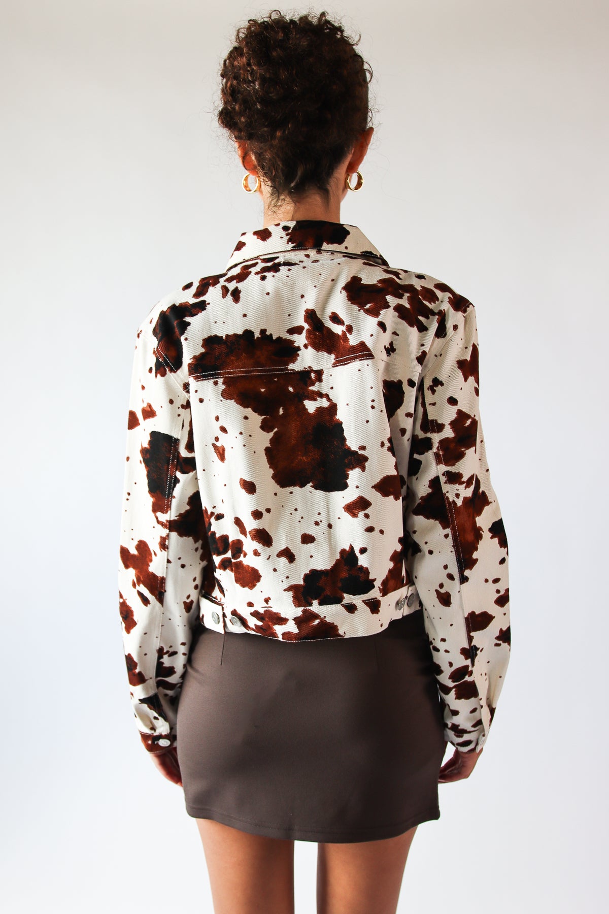Denim Trucker Jacket Cow