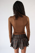 Double Layer Basic Long Sleeve T-Shirt