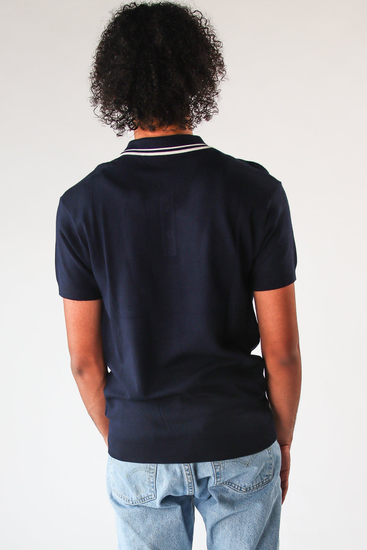 Double Stripe Collar Polo