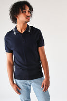 Double Stripe Collar Polo