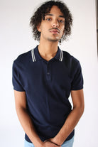 Double Stripe Collar Polo