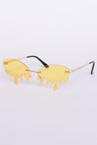 Dripping Oval Sunglasses