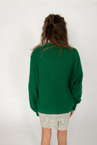 Vintage Green M E G Monogram Sweater (1980s)