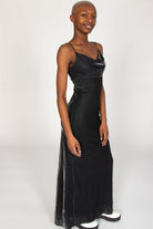 Vintage Black Metallic De-Laru Dress