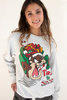 Vintage "Taz The Season" Looney Tunes Ugly Christmas Sweatshirt