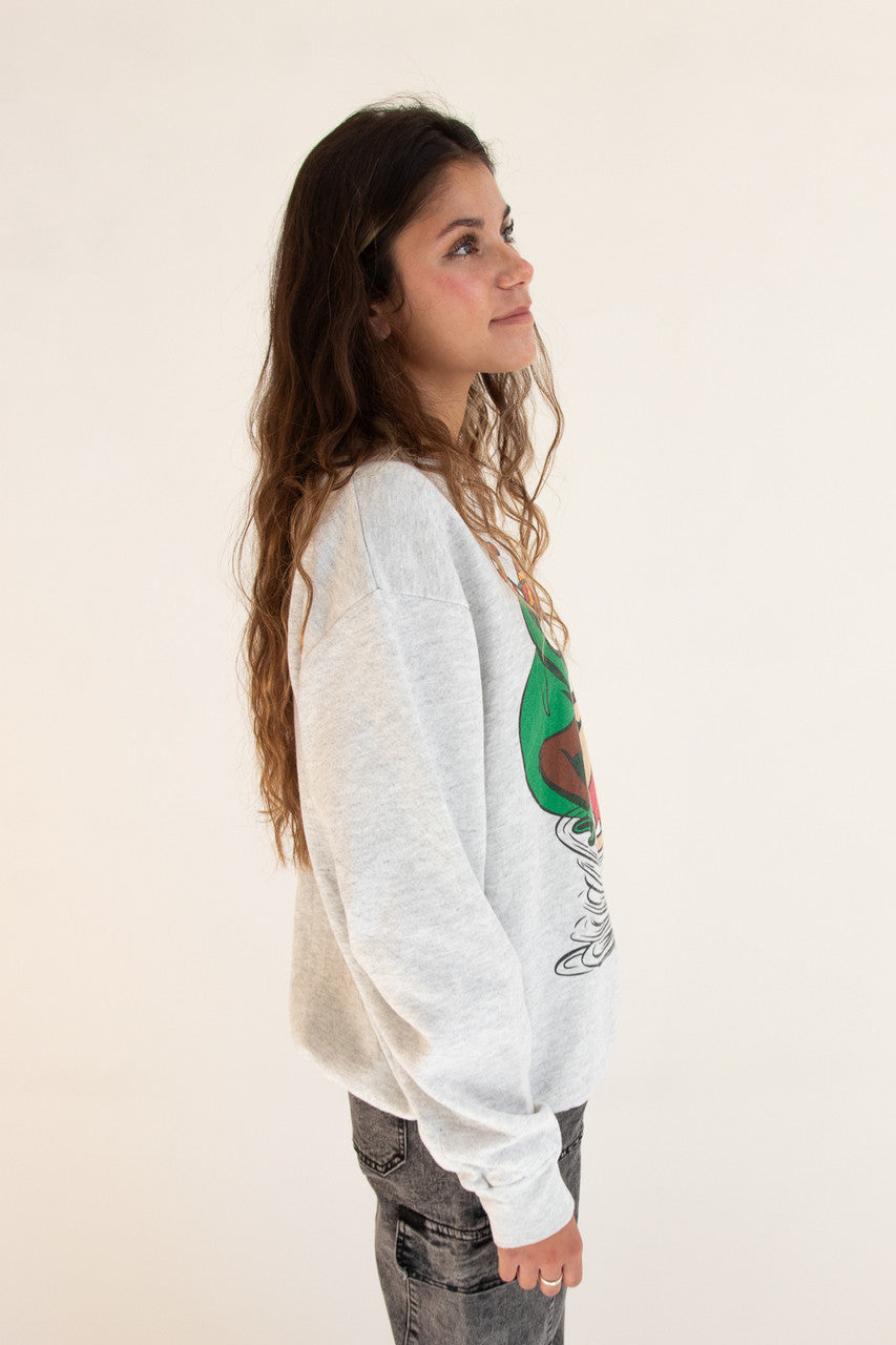 Vintage "Taz The Season" Looney Tunes Ugly Christmas Sweatshirt