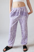 Dump Him Woodland Print Joggers