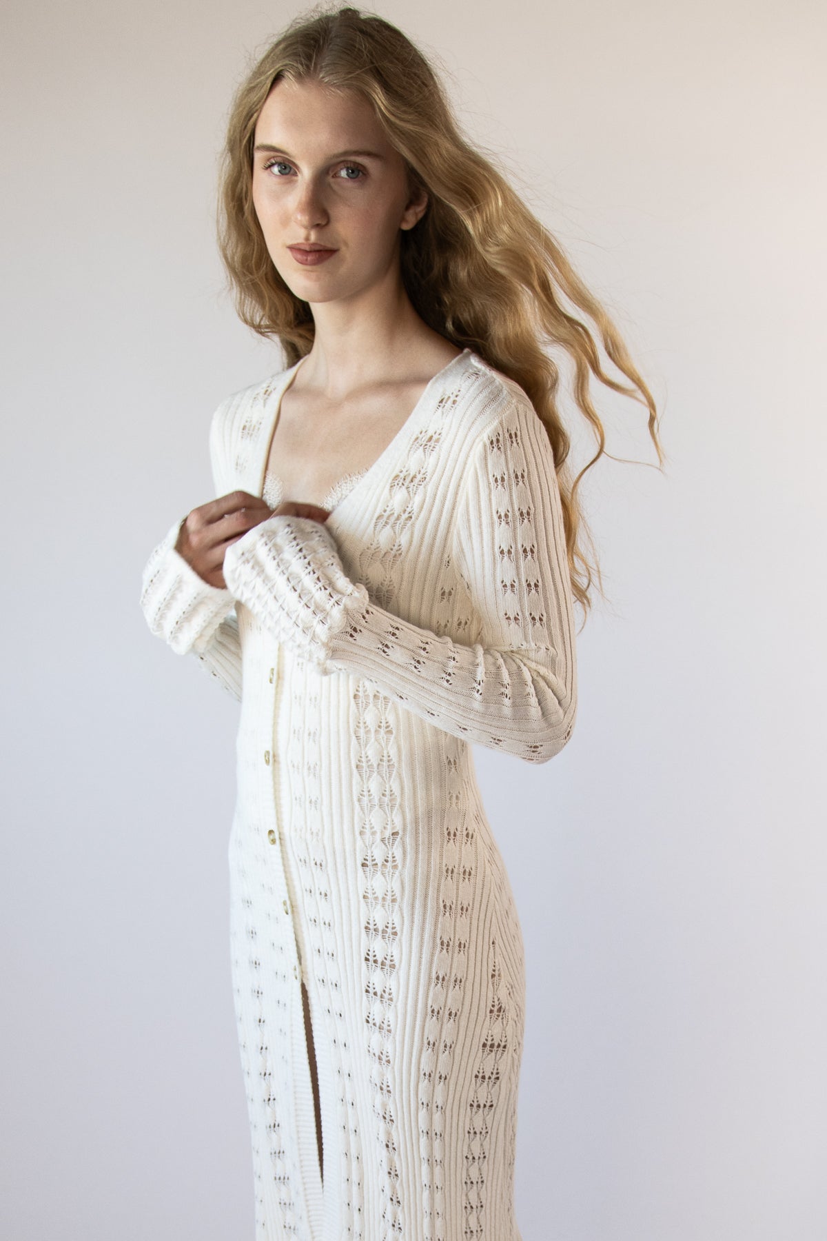 Pointelle Duster
