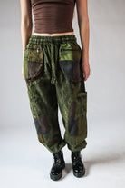 Earth Tones Cargo Patchwork Pants