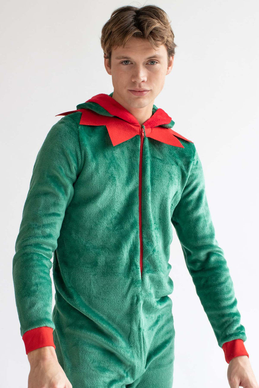 Elf Christmas Onesie Pajamas