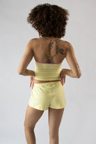 Embroidered Heart Lock Shorts