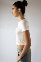 Embroidered Rainbow Hearts T-Shirt