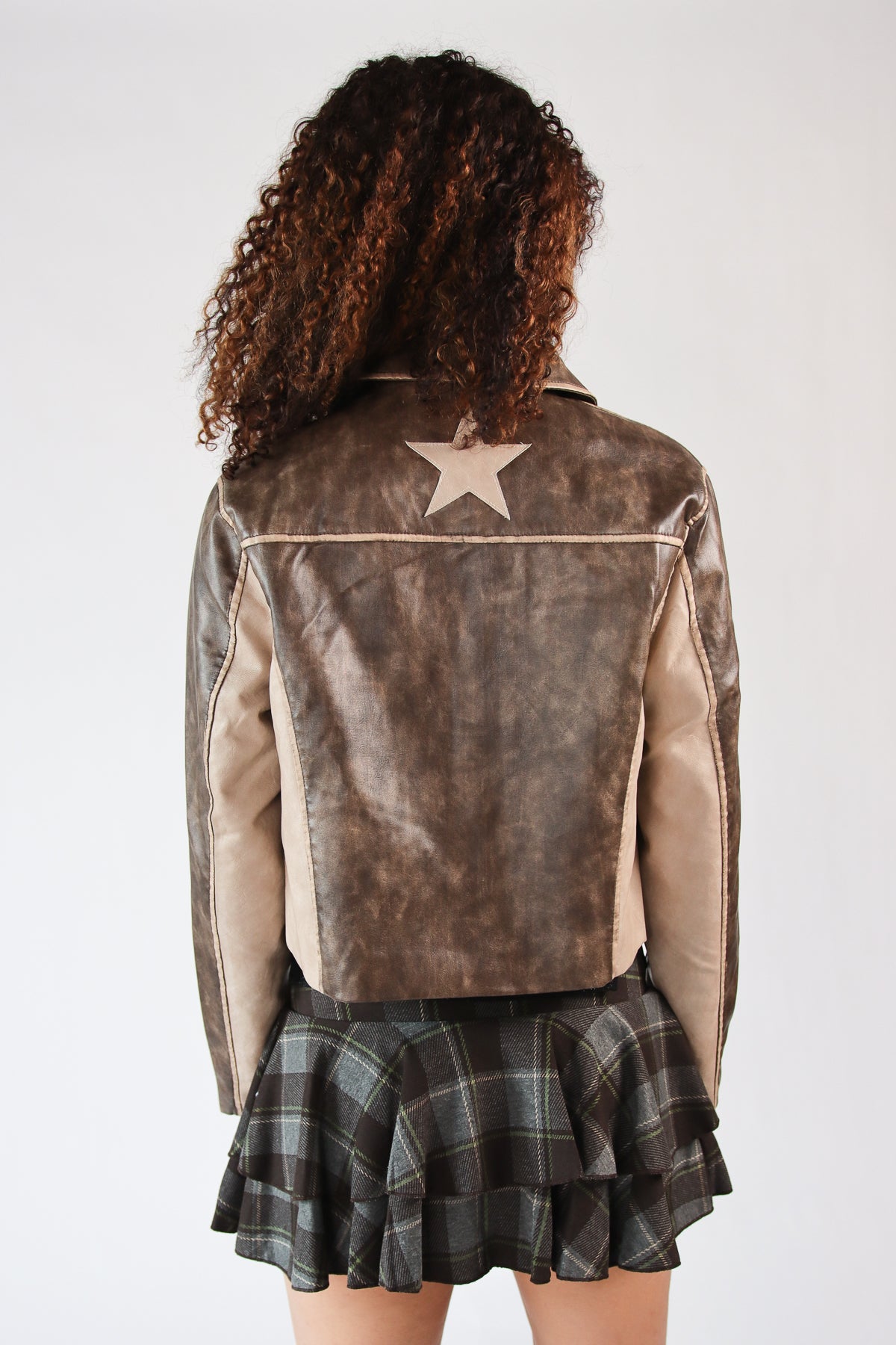 Double Star Brown Moto Jacket – Ragstock
