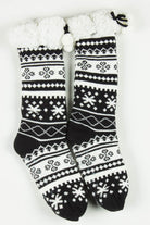 Sherpa Lined Christmas Socks