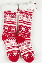 Sherpa Lined Christmas Socks