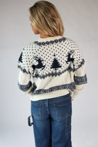 Fair Isle Cable Knit Sweater