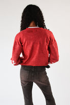 Fair Isle Fuzzy Cardigan