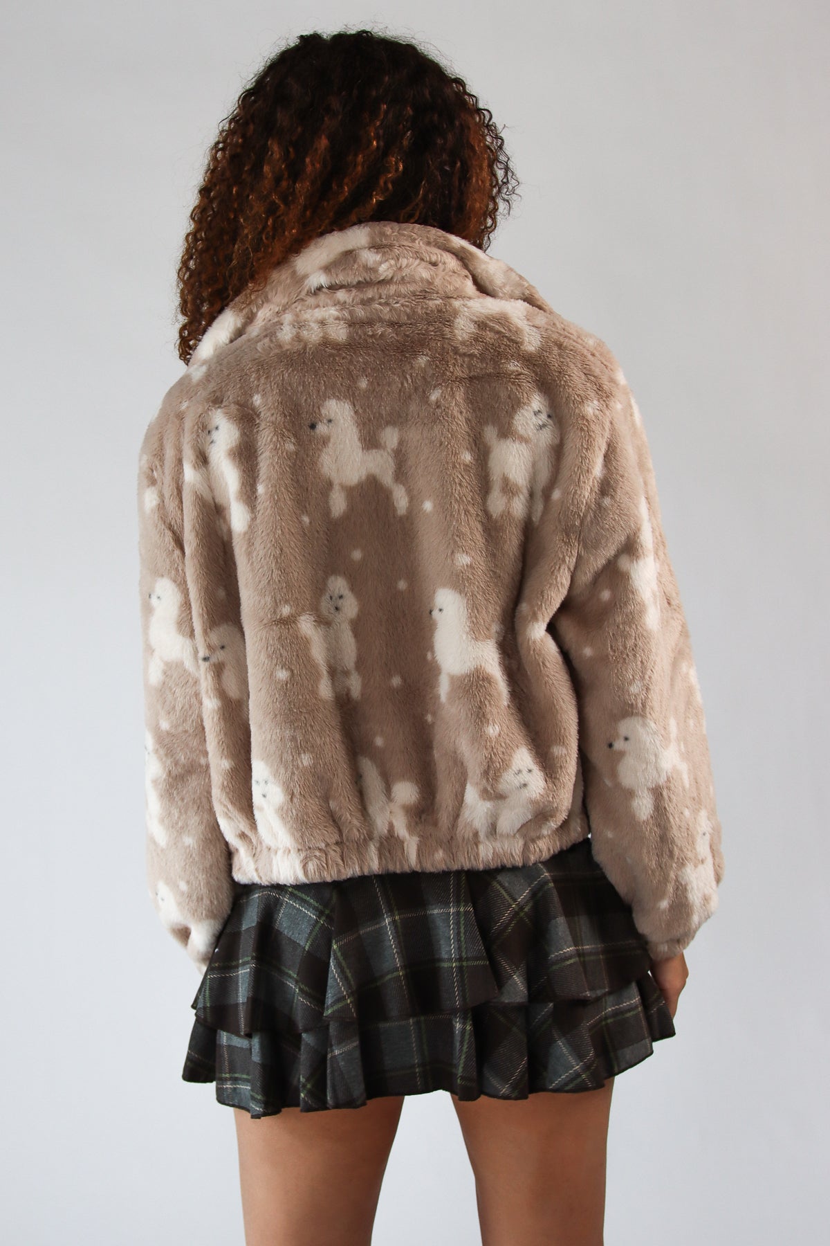 Faux Fur Poodle Jacket