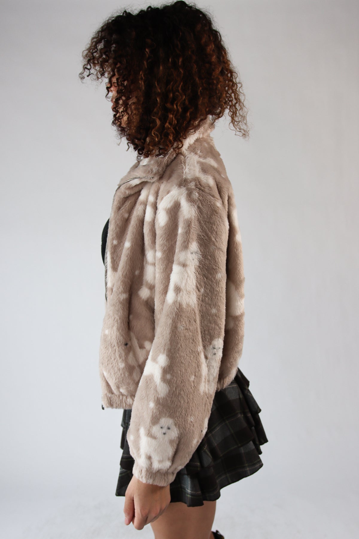 Faux Fur Poodle Jacket