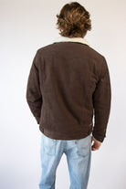 Faux Sherpa Lined Cord Trucker Jacket