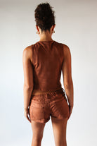 Faux Suede Nailhead Stud Vest