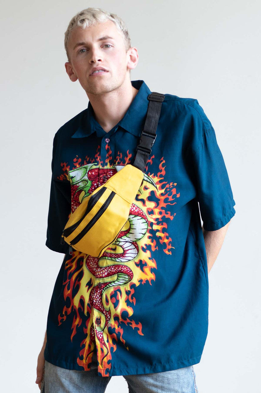 Fire Dragon Rave Y2K Shirt