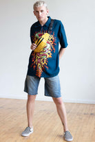 Fire Dragon Rave Y2K Shirt
