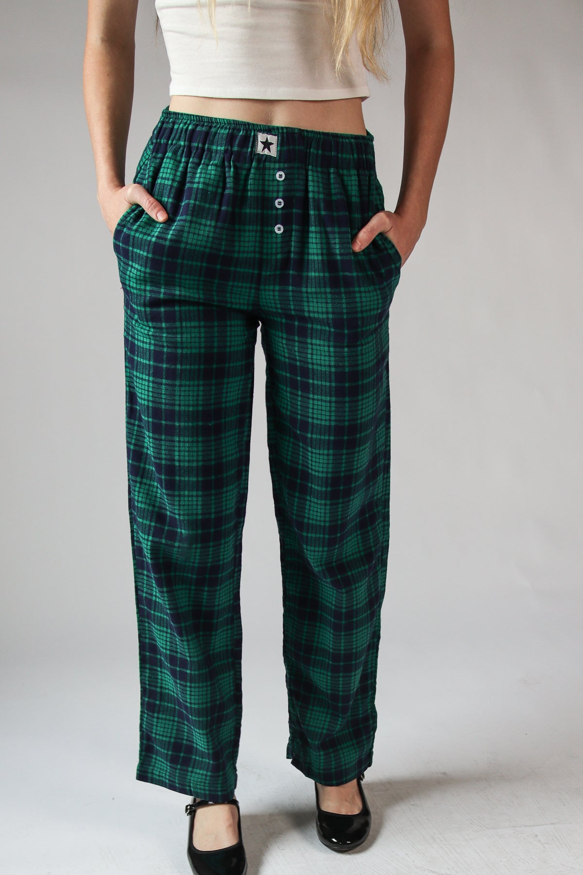 Flannel Lounge Pants Green