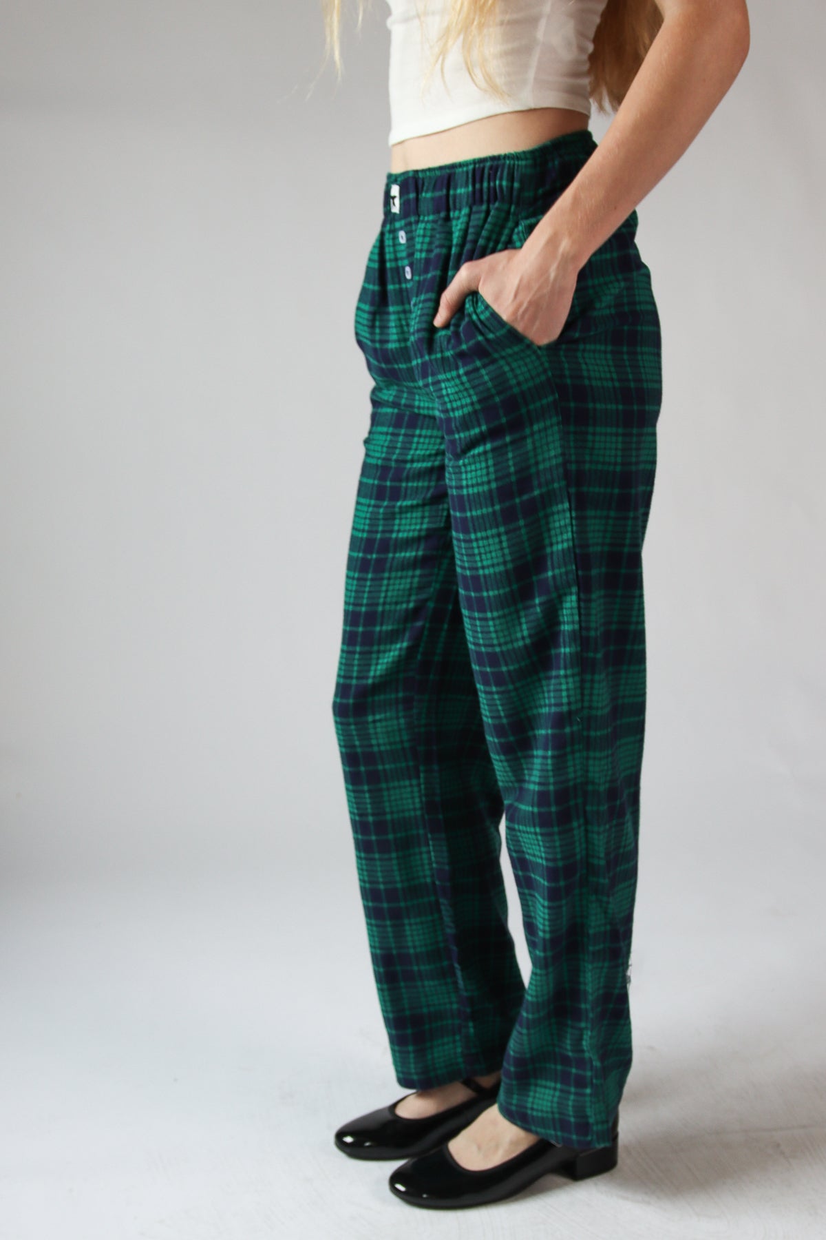 Flannel Lounge Pants Green