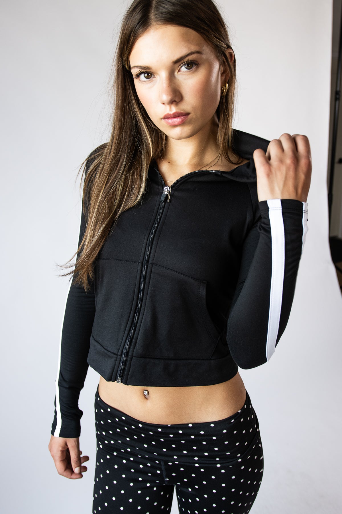 Fleece Lined Zip Hoodie