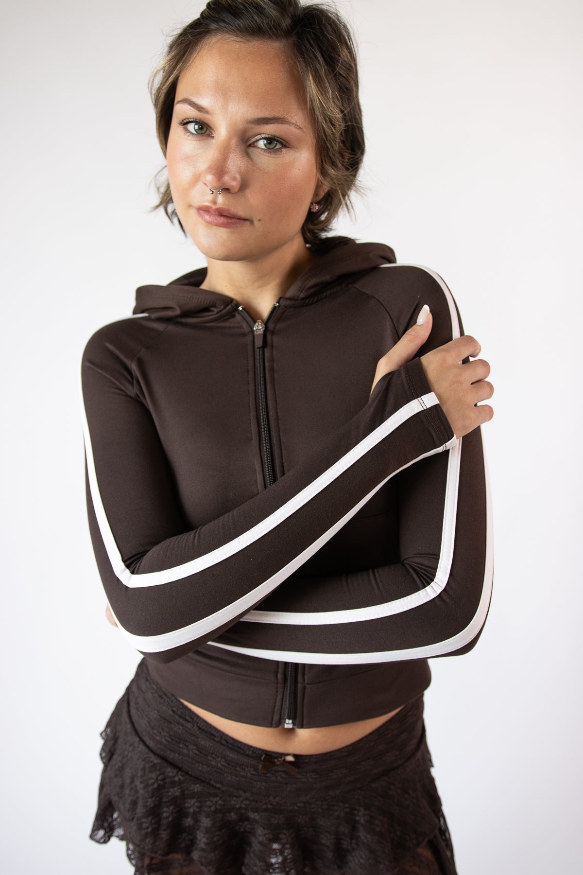 Fleece Lined Zip Hoodie