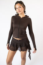 Fleece Lined Zip Hoodie