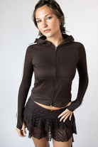 Fleece Lined Zip Hoodie
