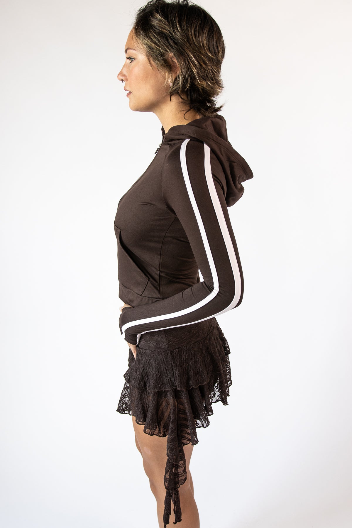 Fleece Lined Zip Hoodie