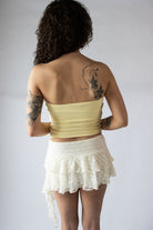 Beaded Flower Tube Top