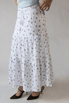 Gauze Tiered Maxi Skirt