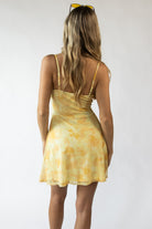 Floral Print Mesh Cami Dress