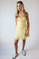 Floral Print Mesh Cami Dress