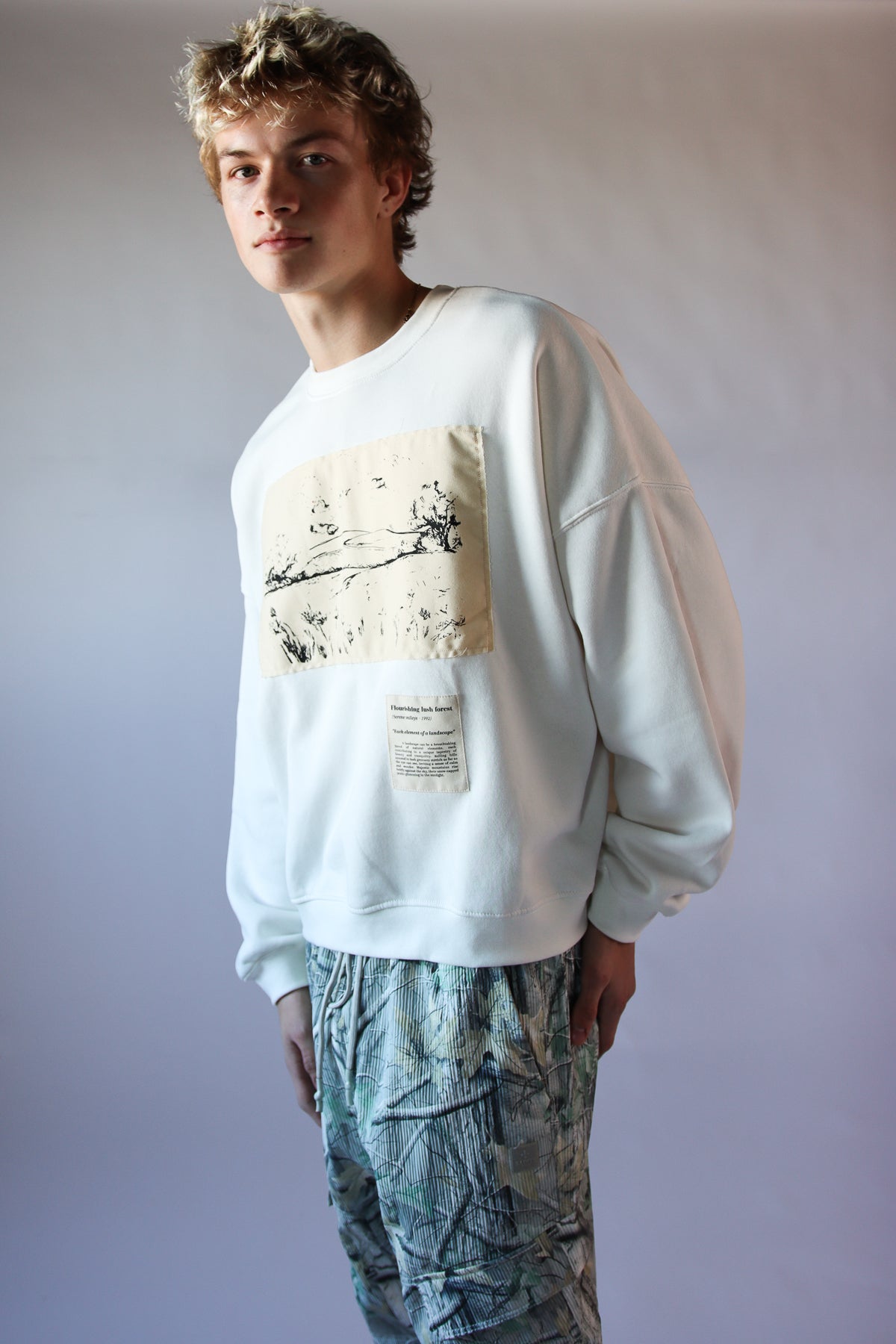 Flourishing Lush Forest Oversized Sweatshirt