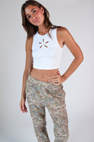 Flower Cut Out Tank