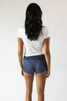 Patterned Fold Over Shorts