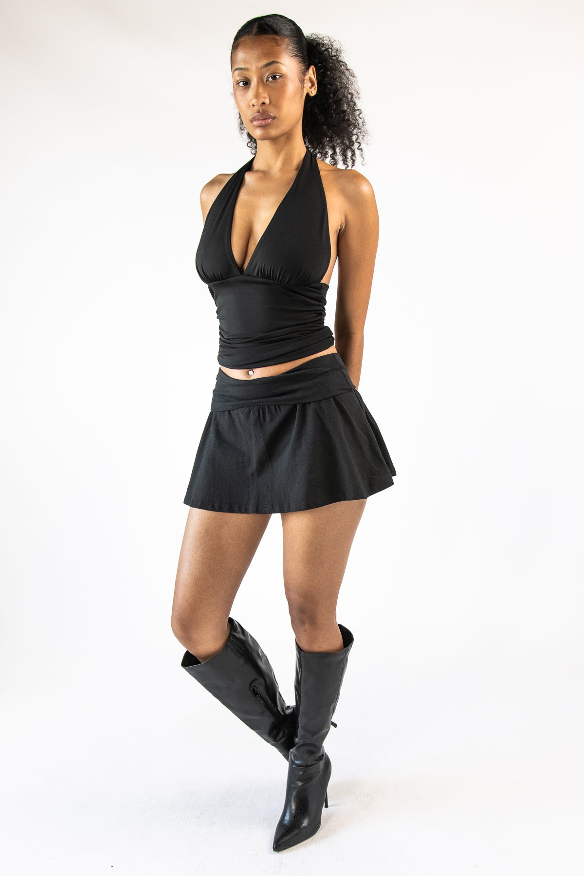 Fold Over Mini Skort