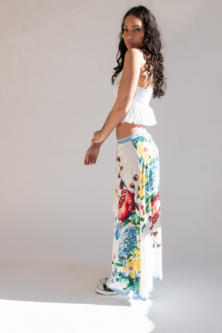Floral Maxi Freemarket Skirt 736