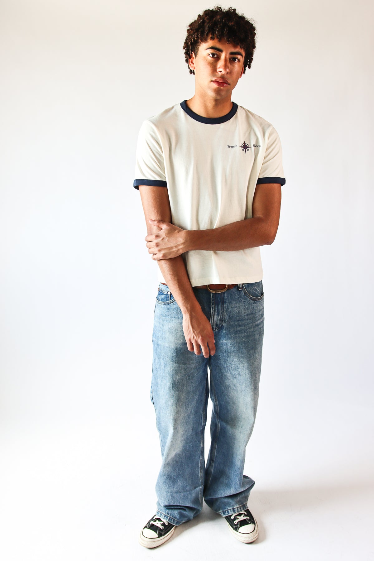 Saint Tropez French Riviera Ringer Tee