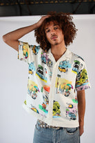 French Riviera Woven Button Up Shirt